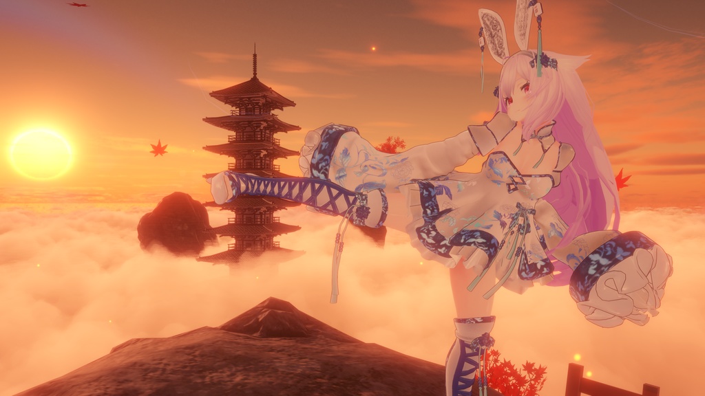 【桔梗、萌、セレスティア対応】チャイナバニー-Kowloon-