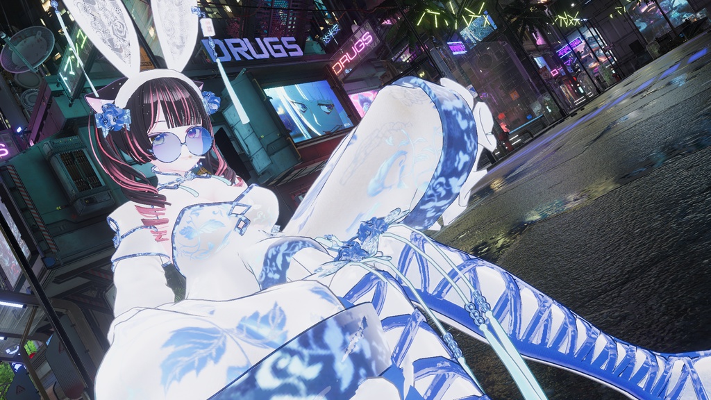 【桔梗、萌、セレスティア対応】チャイナバニー-Kowloon-