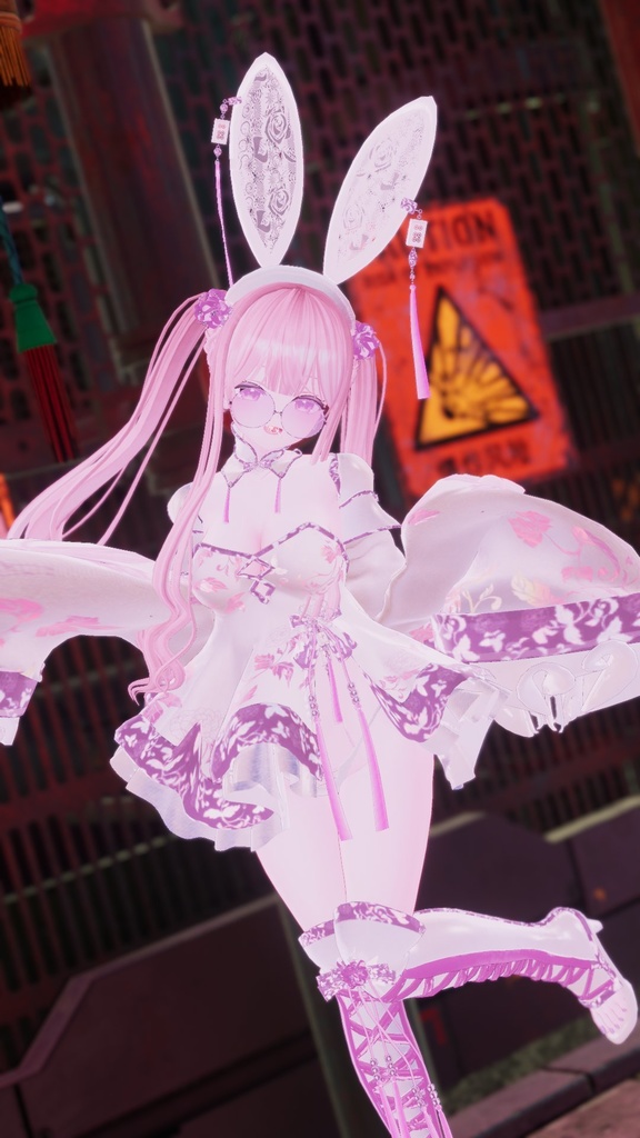 【桔梗、萌、セレスティア対応】チャイナバニー-Kowloon-