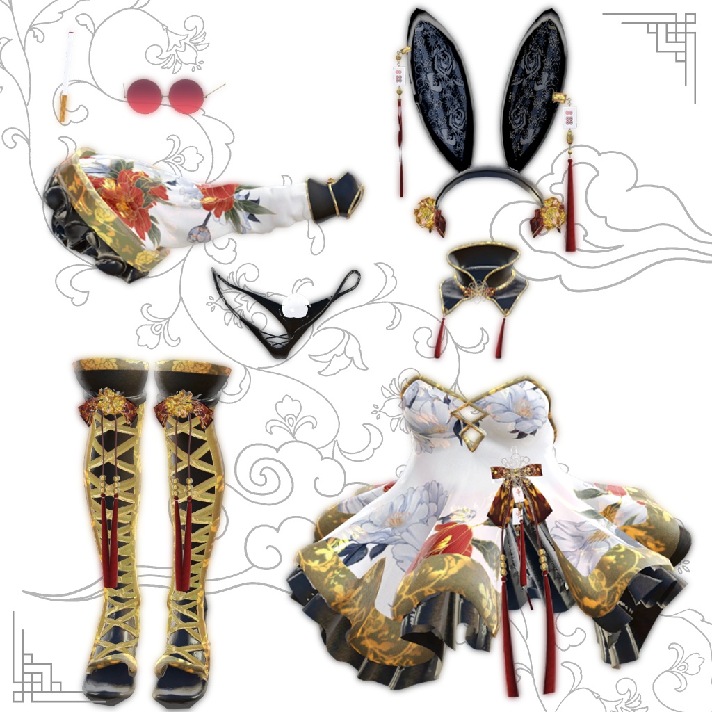 森羅・舞夜・龍のヨルちゃん】チャイナバニー-Kowloon-