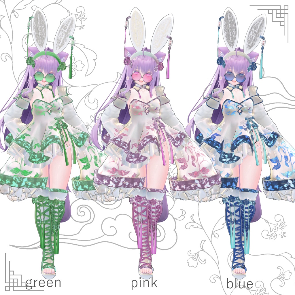 森羅・舞夜・龍のヨルちゃん】チャイナバニー-Kowloon-