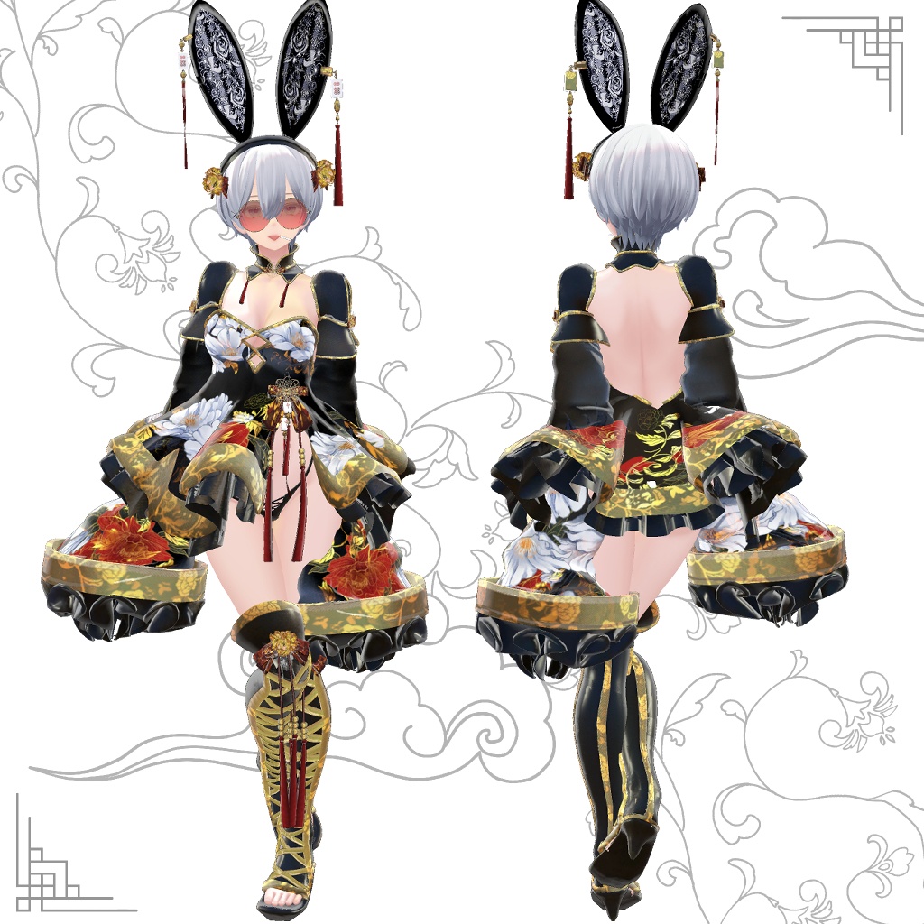 森羅・舞夜・龍のヨルちゃん】チャイナバニー-Kowloon-