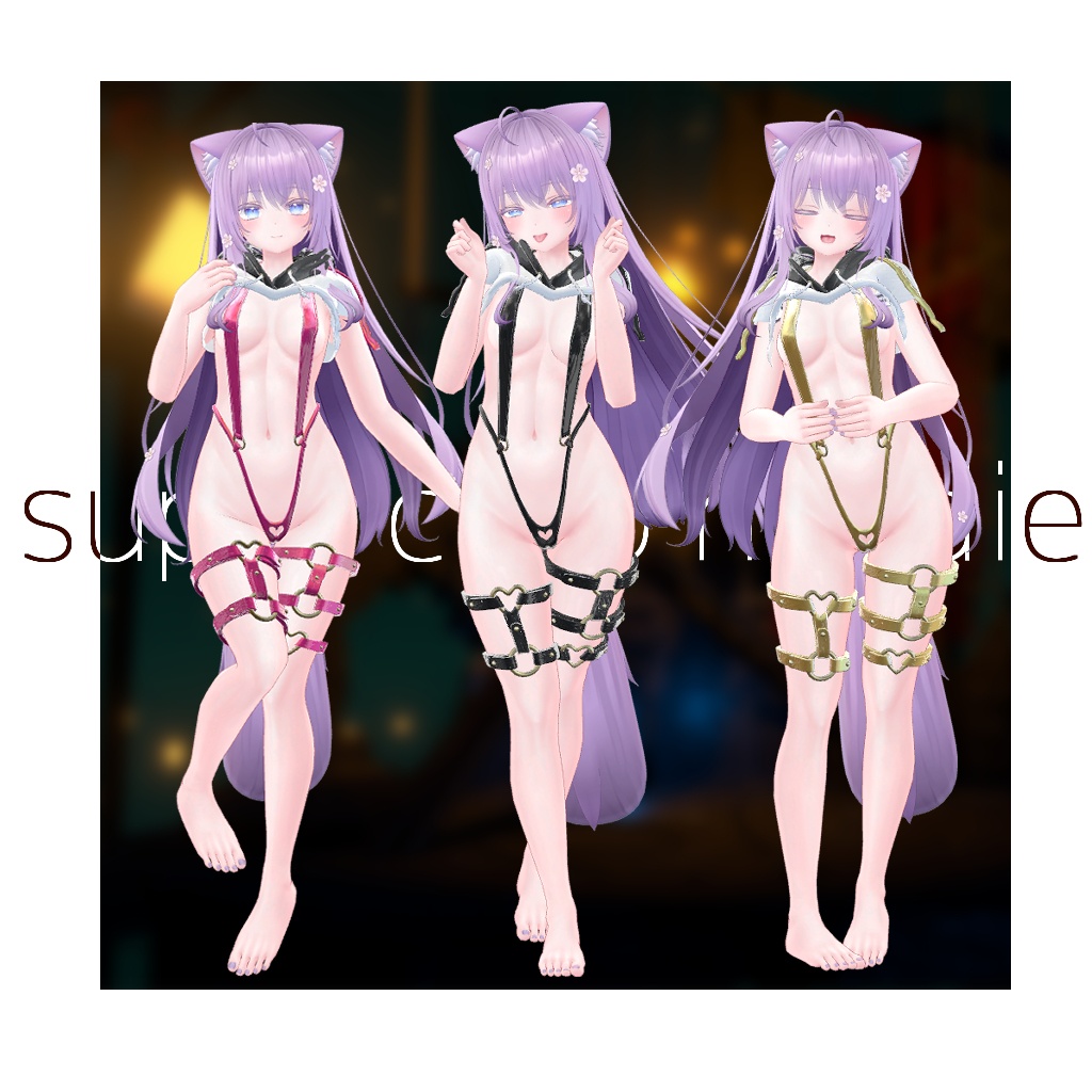 super crop hoodie【複数アバター対応】