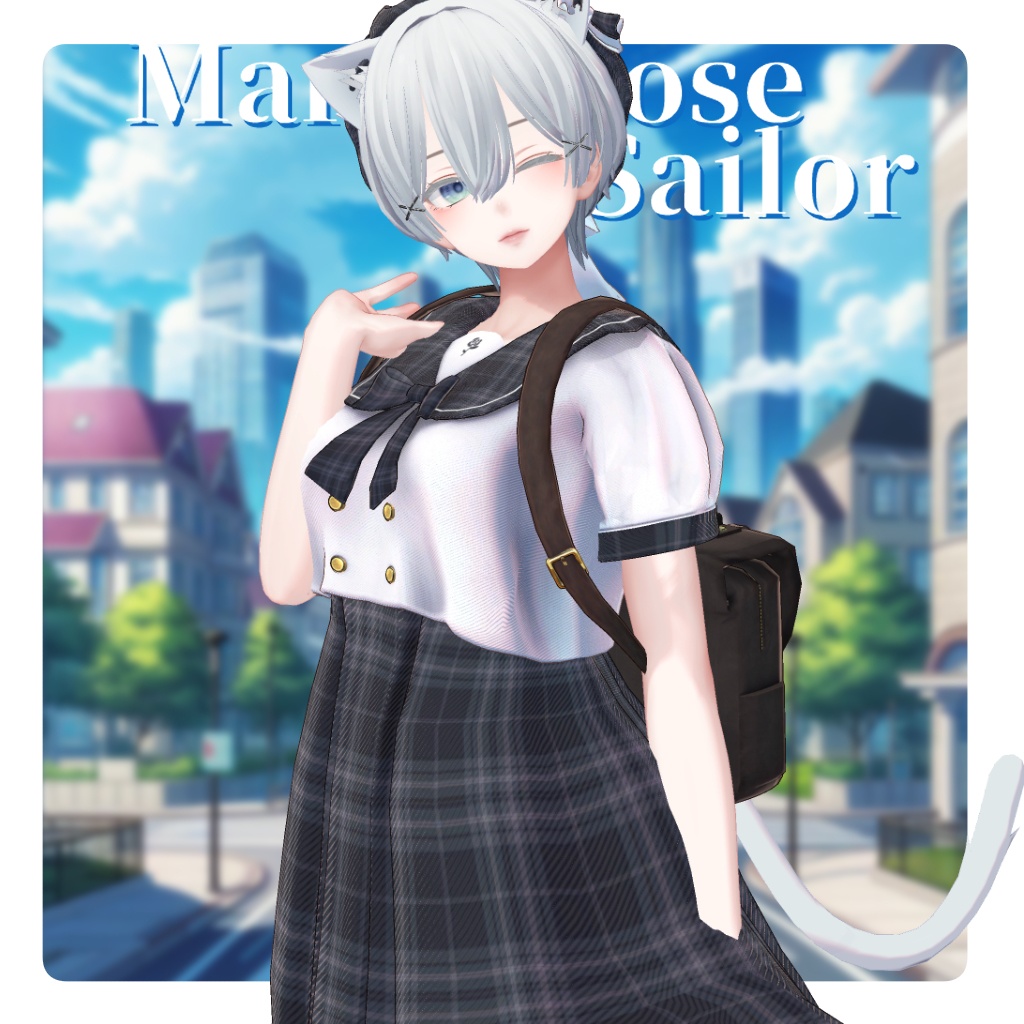 【複数アバター対応】マリンローズ・セーラー #MarineRoseSailor