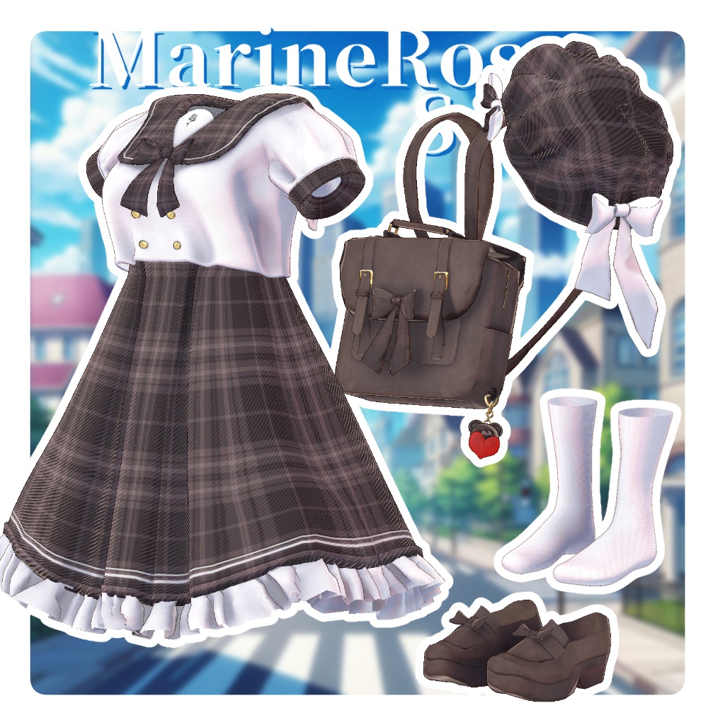 【複数アバター対応】マリンローズ・セーラー #MarineRoseSailor