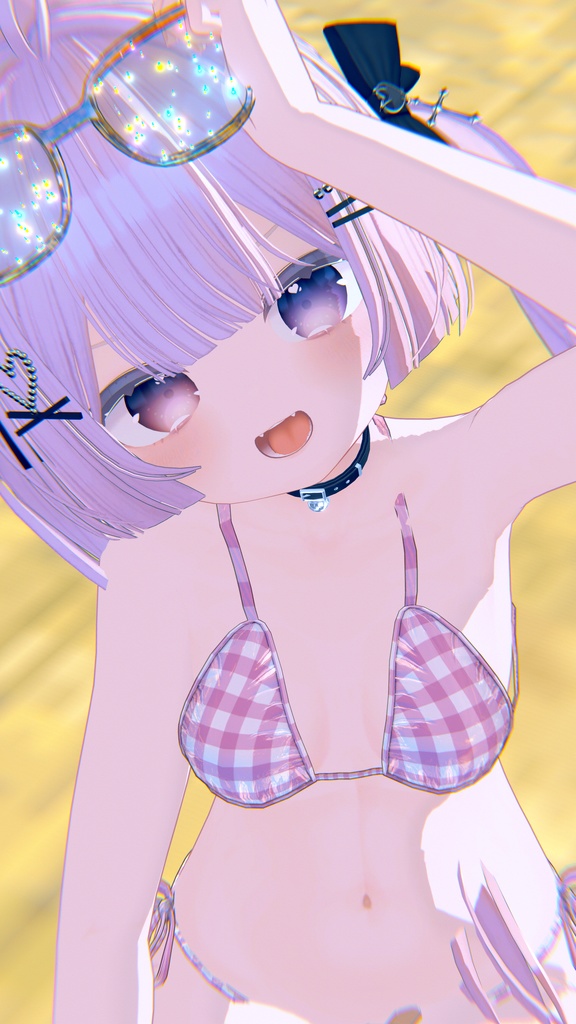 【7アバター対応】水鉄砲ギミック付き水着 #AzureVacation