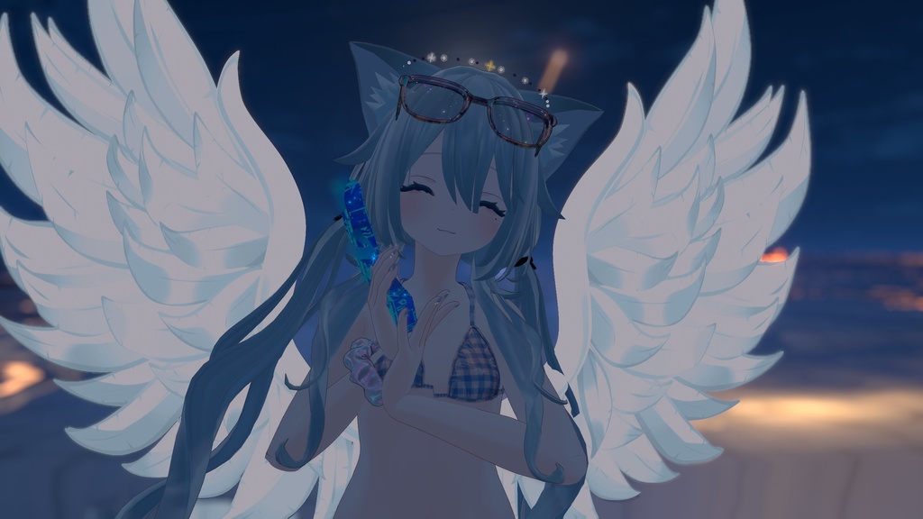 【7アバター対応】水鉄砲ギミック付き水着 #AzureVacation