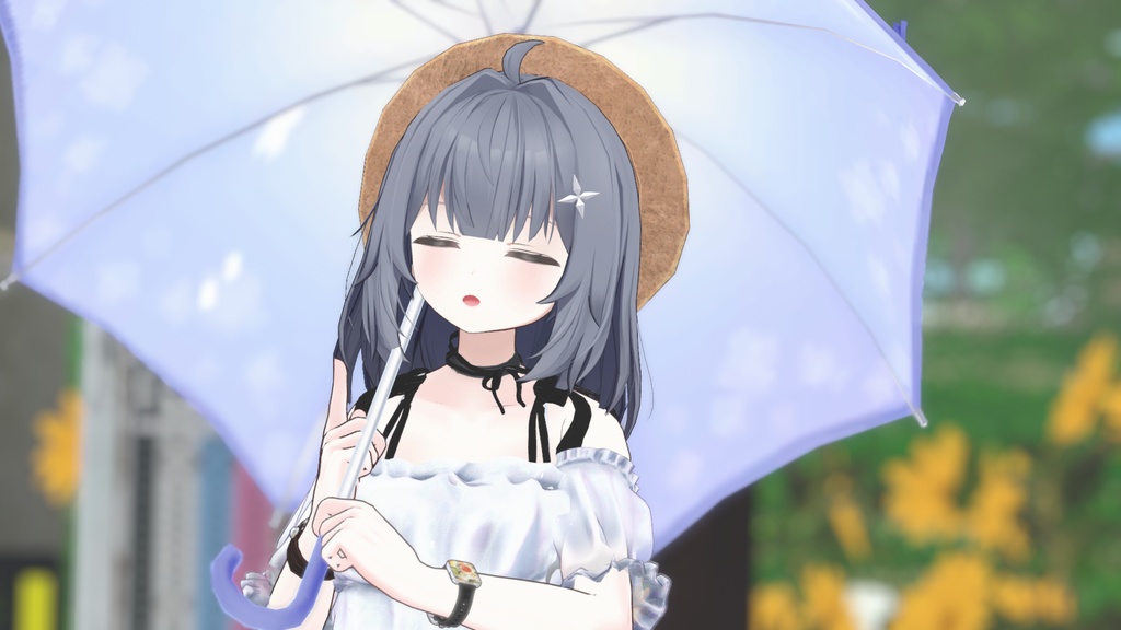 【44アバター対応】#CitrusWhite【VRChat向け衣装モデル】