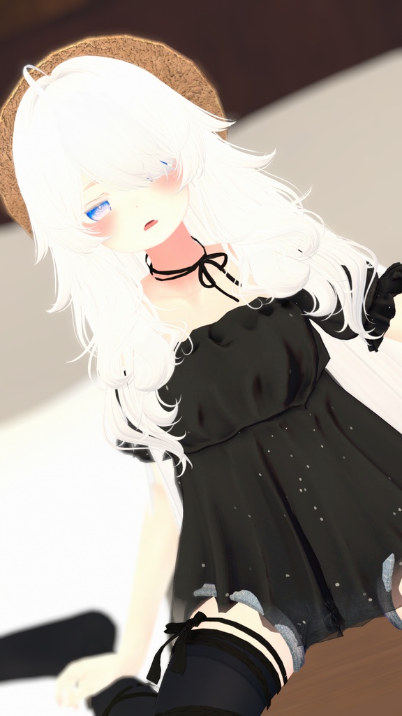 【44アバター対応】#CitrusWhite【VRChat向け衣装モデル】