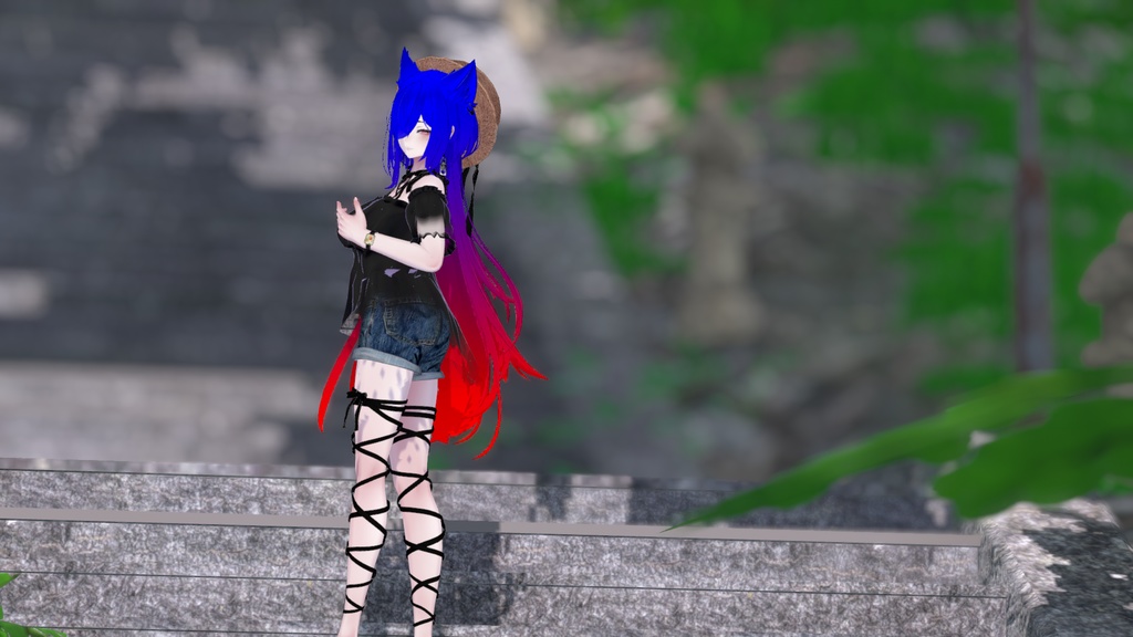 【44アバター対応】#CitrusWhite【VRChat向け衣装モデル】