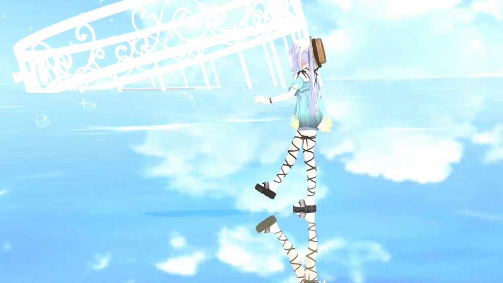 【44アバター対応】#CitrusWhite【VRChat向け衣装モデル】