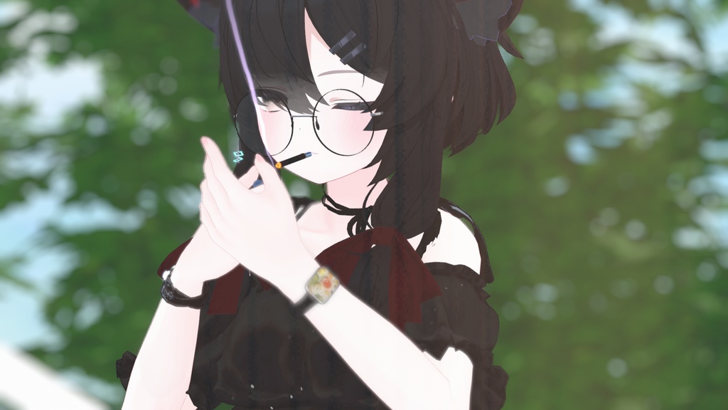 【44アバター対応】#CitrusWhite【VRChat向け衣装モデル】