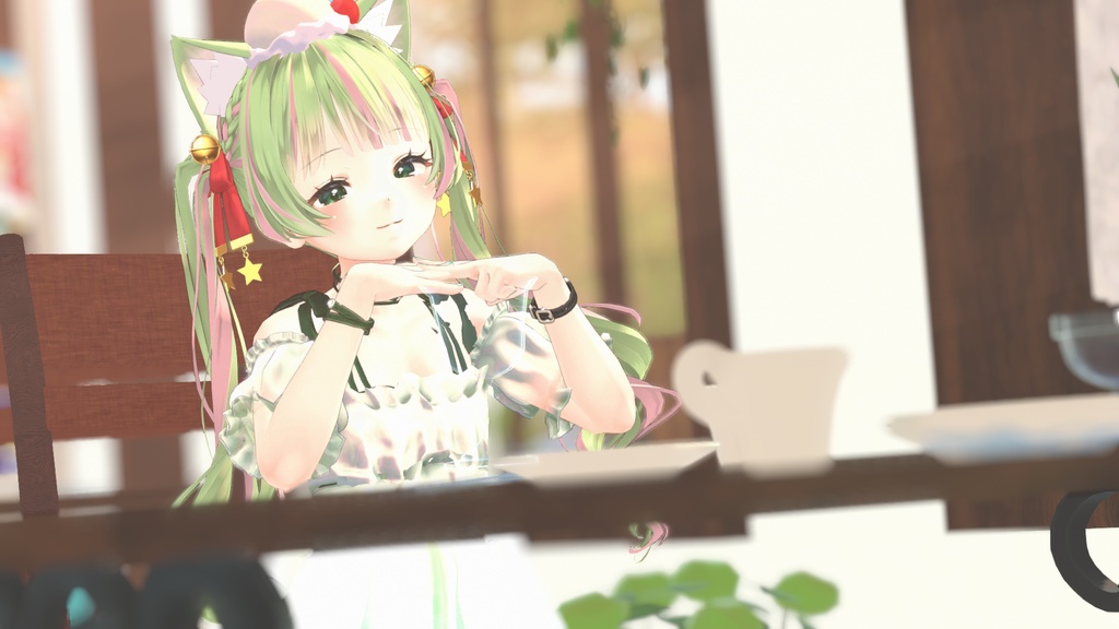 【44アバター対応】#CitrusWhite【VRChat向け衣装モデル】