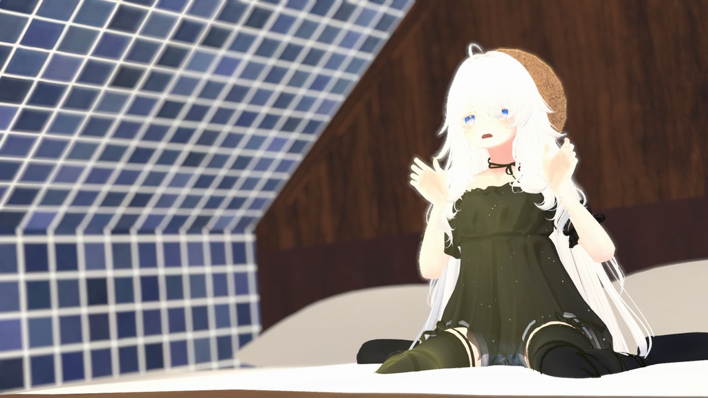 【44アバター対応】#CitrusWhite【VRChat向け衣装モデル】