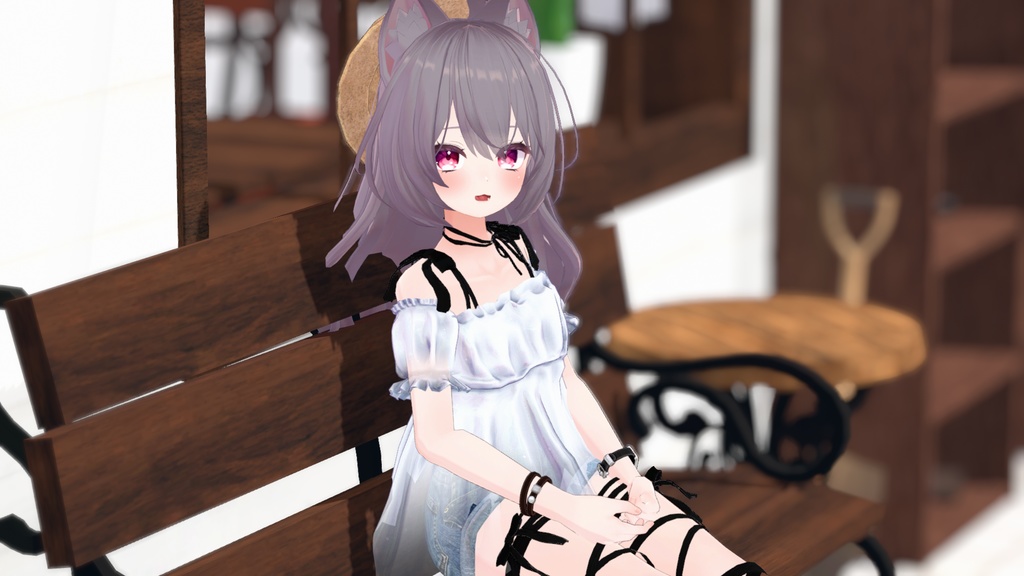 【44アバター対応】#CitrusWhite【VRChat向け衣装モデル】