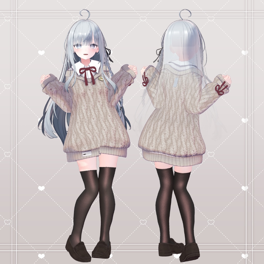 【44アバター対応】アカデミアニット #AcademiaKnit