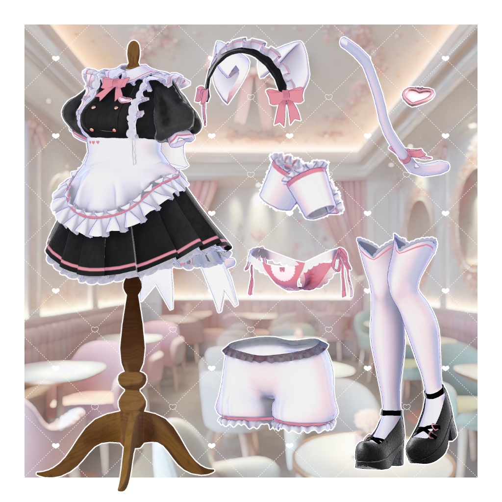 【17アバター対応】 メルティホイップ #MeltyWhip【VRChat】