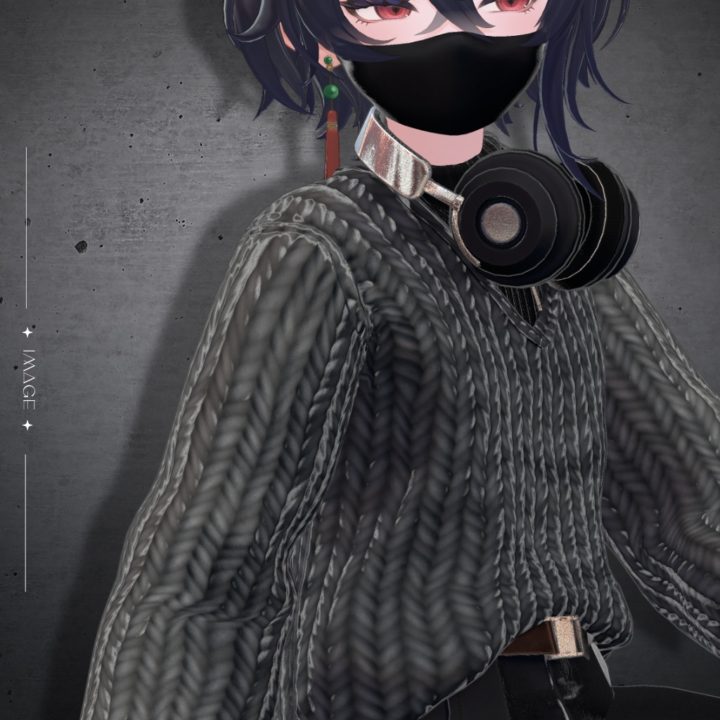 【19アバター対応】-NoirKnit- ノワールニット