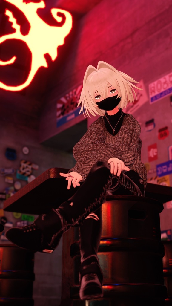 【19アバター対応】-NoirKnit- ノワールニット