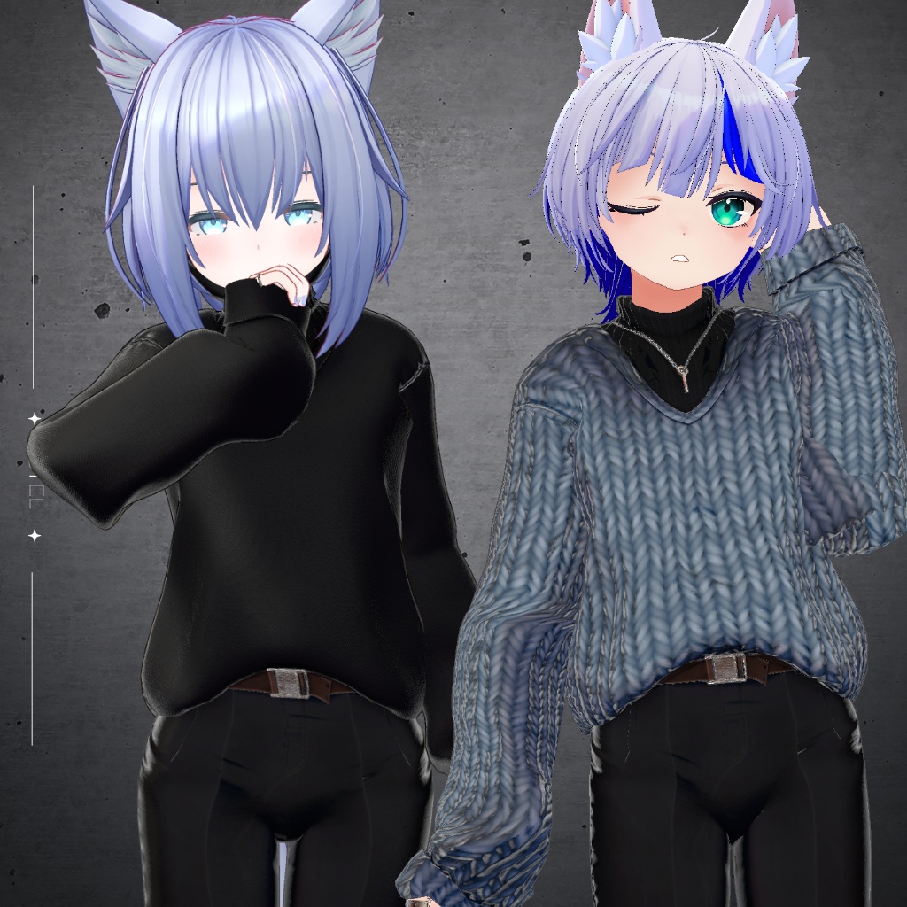 【19アバター対応】-NoirKnit- ノワールニット