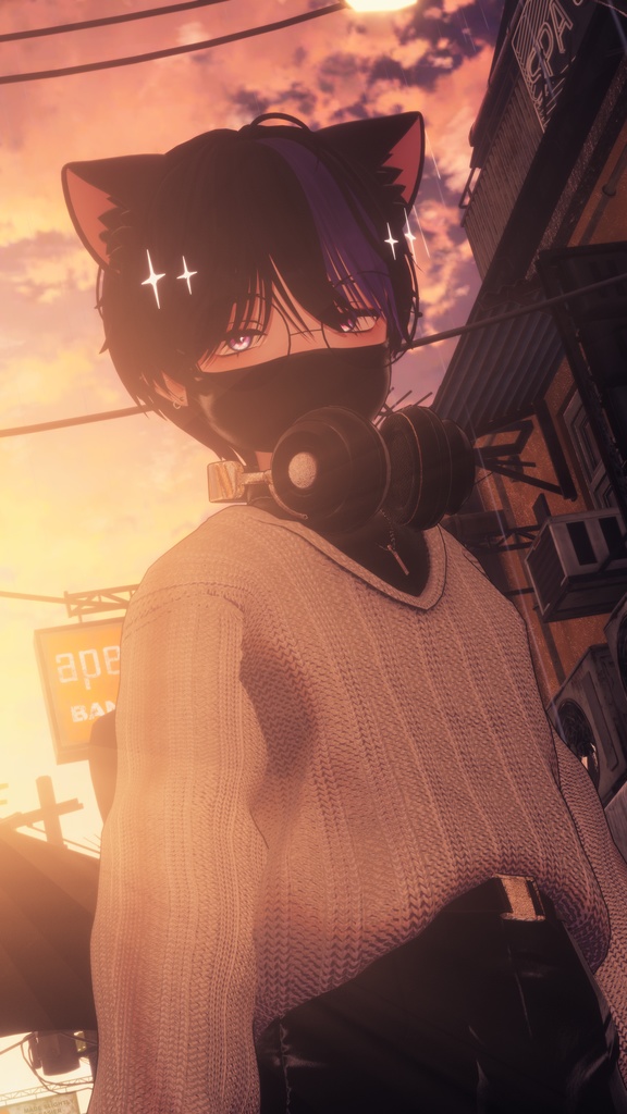 【19アバター対応】-NoirKnit- ノワールニット