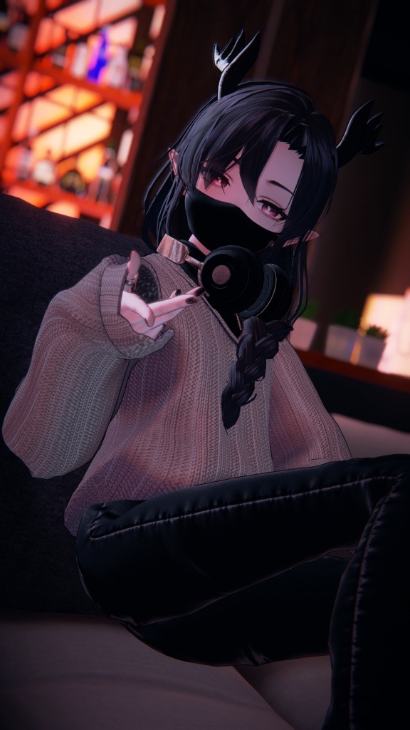 【19アバター対応】-NoirKnit- ノワールニット