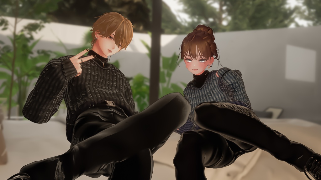 【19アバター対応】-NoirKnit- ノワールニット