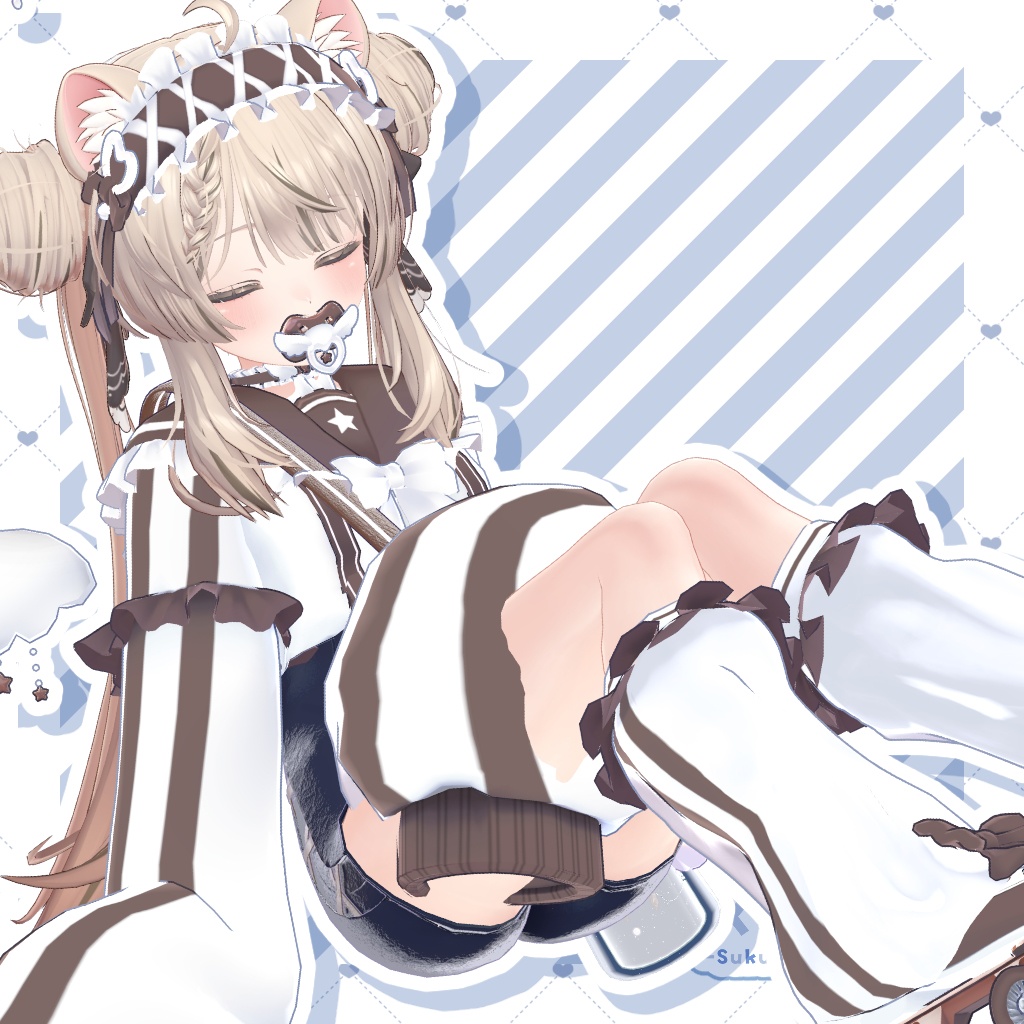 【30アバター対応】すくみずてんし【 #VRChat 】