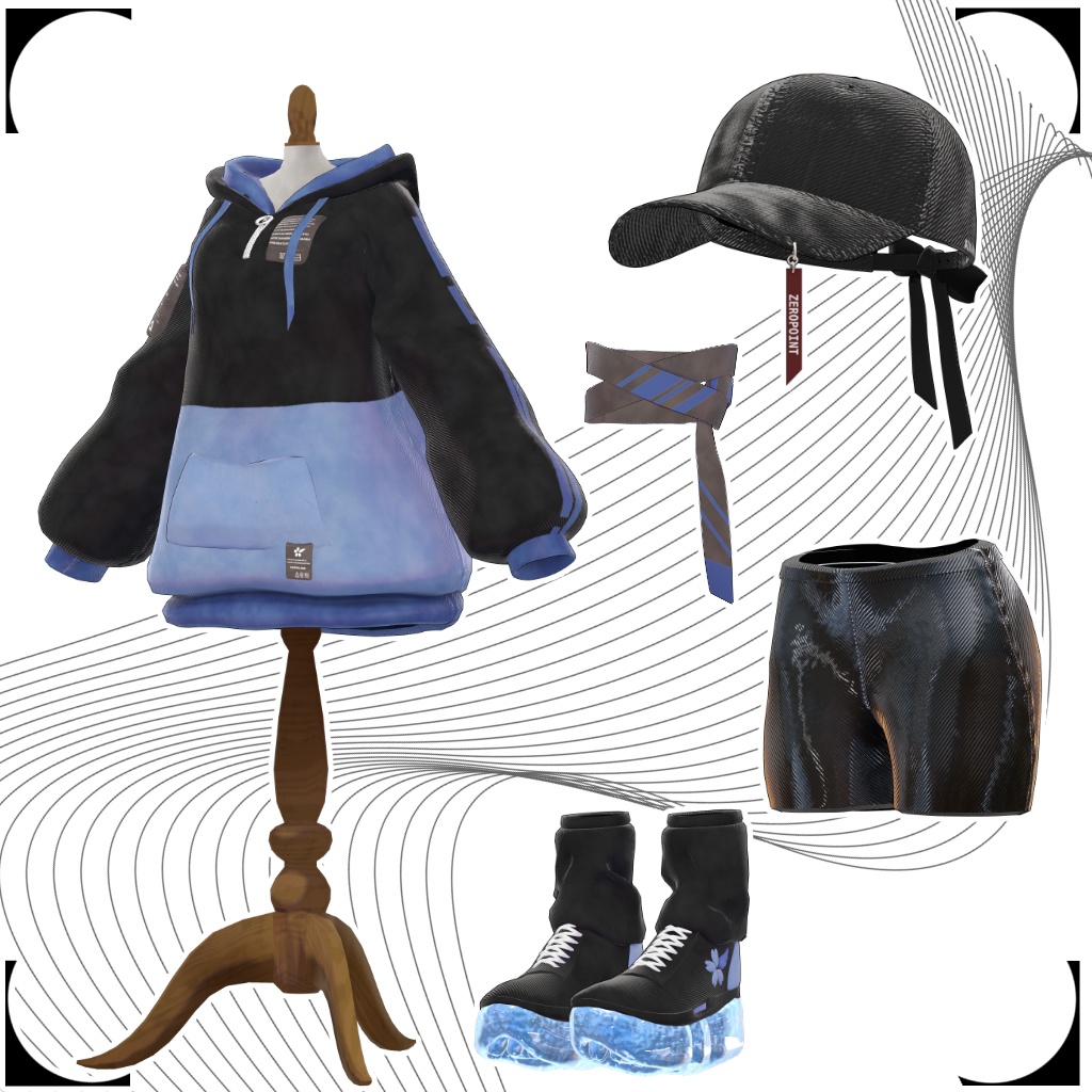 【46アバター対応】ZEROPOINT【 #VRChat 】