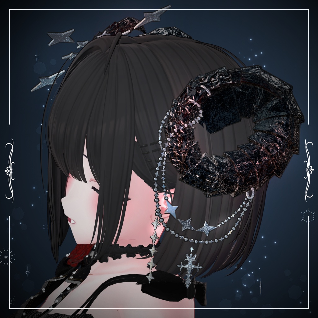 【限界SALE&無料配布】角&ローズアクセサリーセット【11/15 18時~販売】