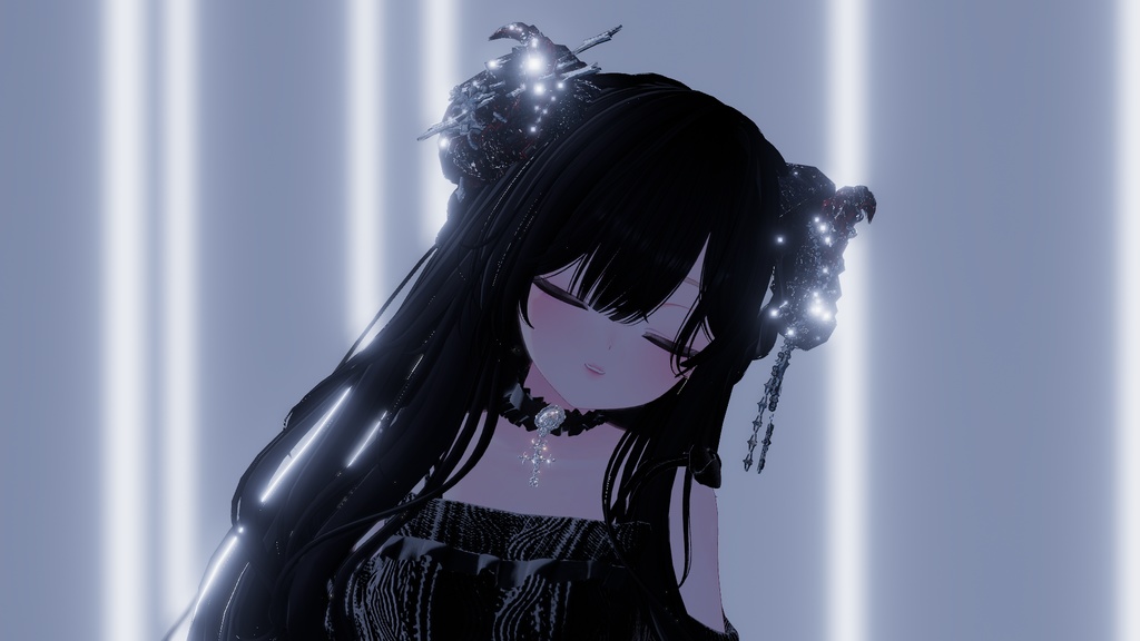 【限界SALE&無料配布】角&ローズアクセサリーセット【11/15 18時~販売】