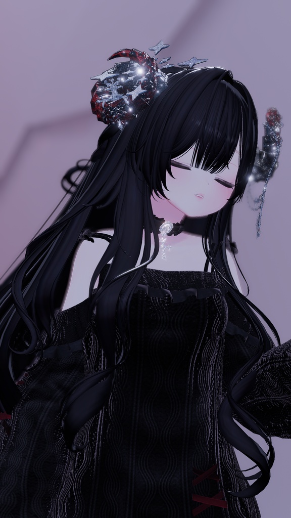 【限界SALE&無料配布】角&ローズアクセサリーセット【11/15 18時~販売】