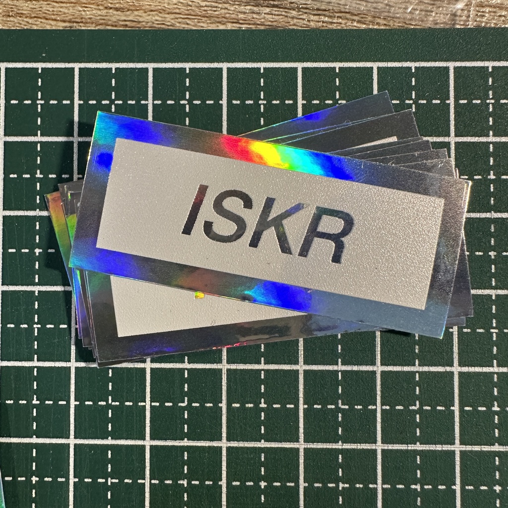 ISKRロゴシール
