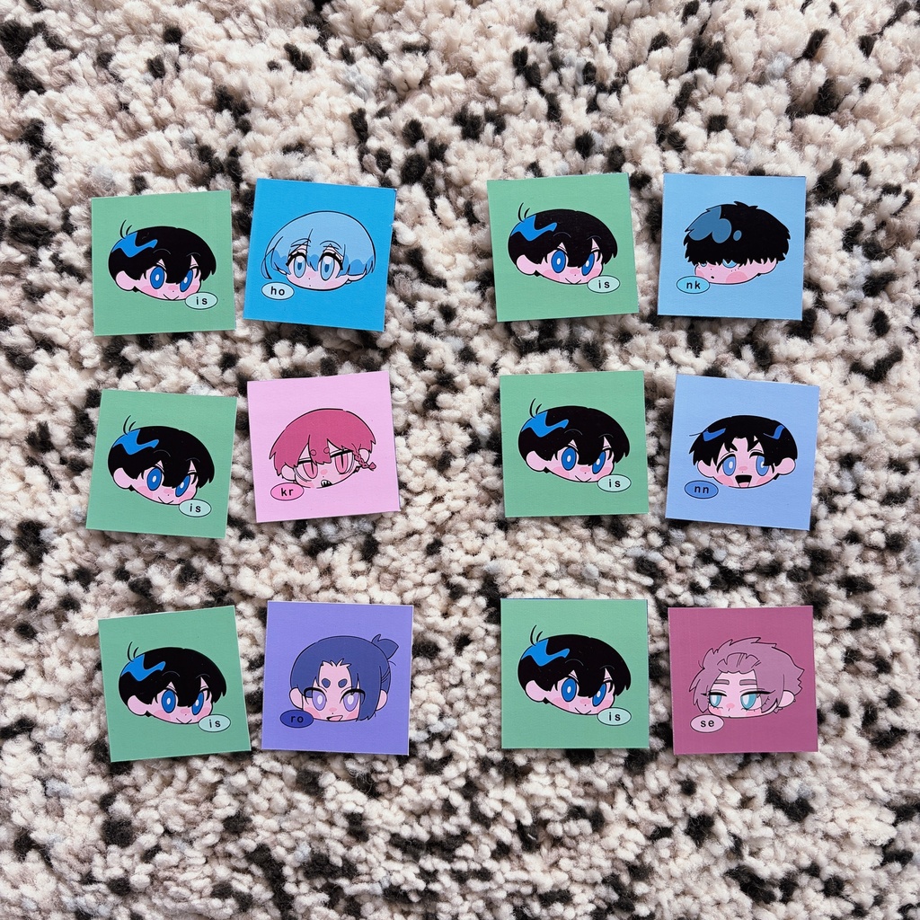 潔を左に配置するシール