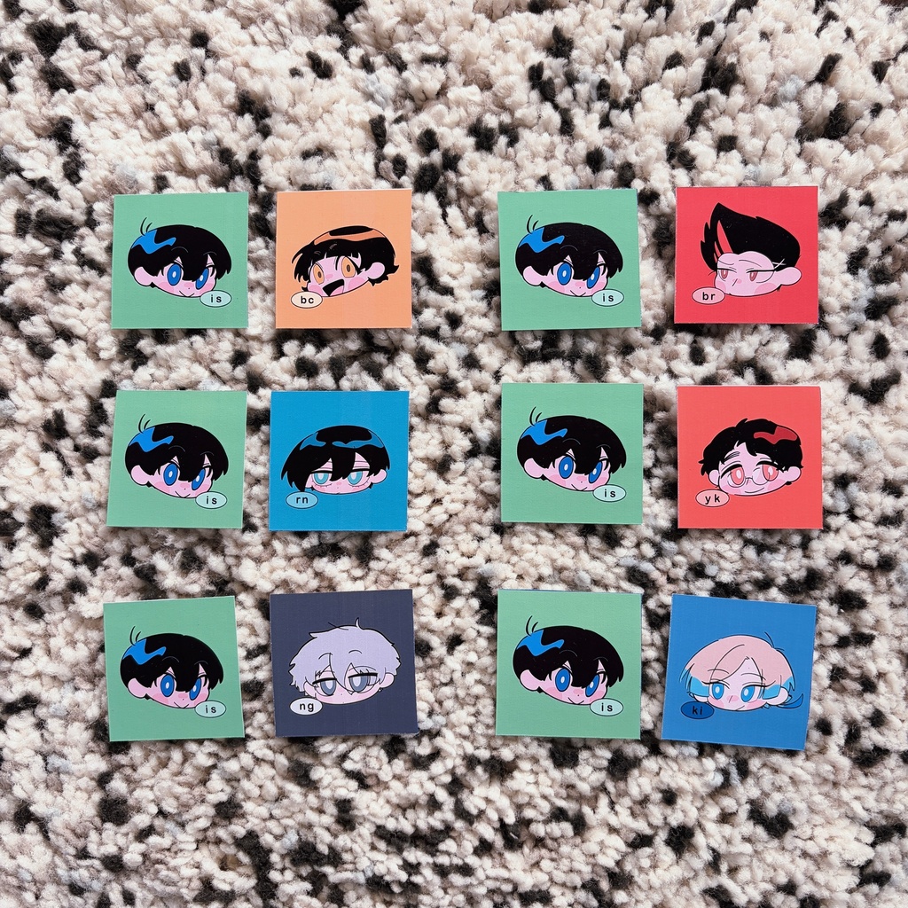 潔を左に配置するシール