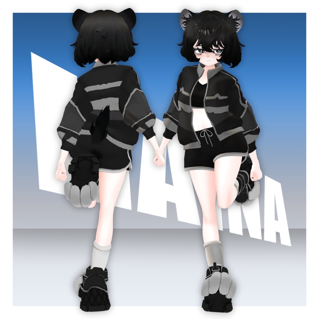 オリジナル3Dモデル【ハイナ】