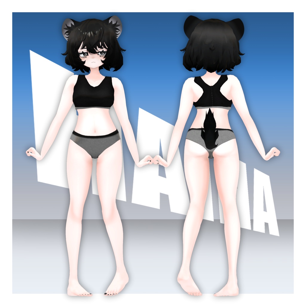 オリジナル3Dモデル【ハイナ】