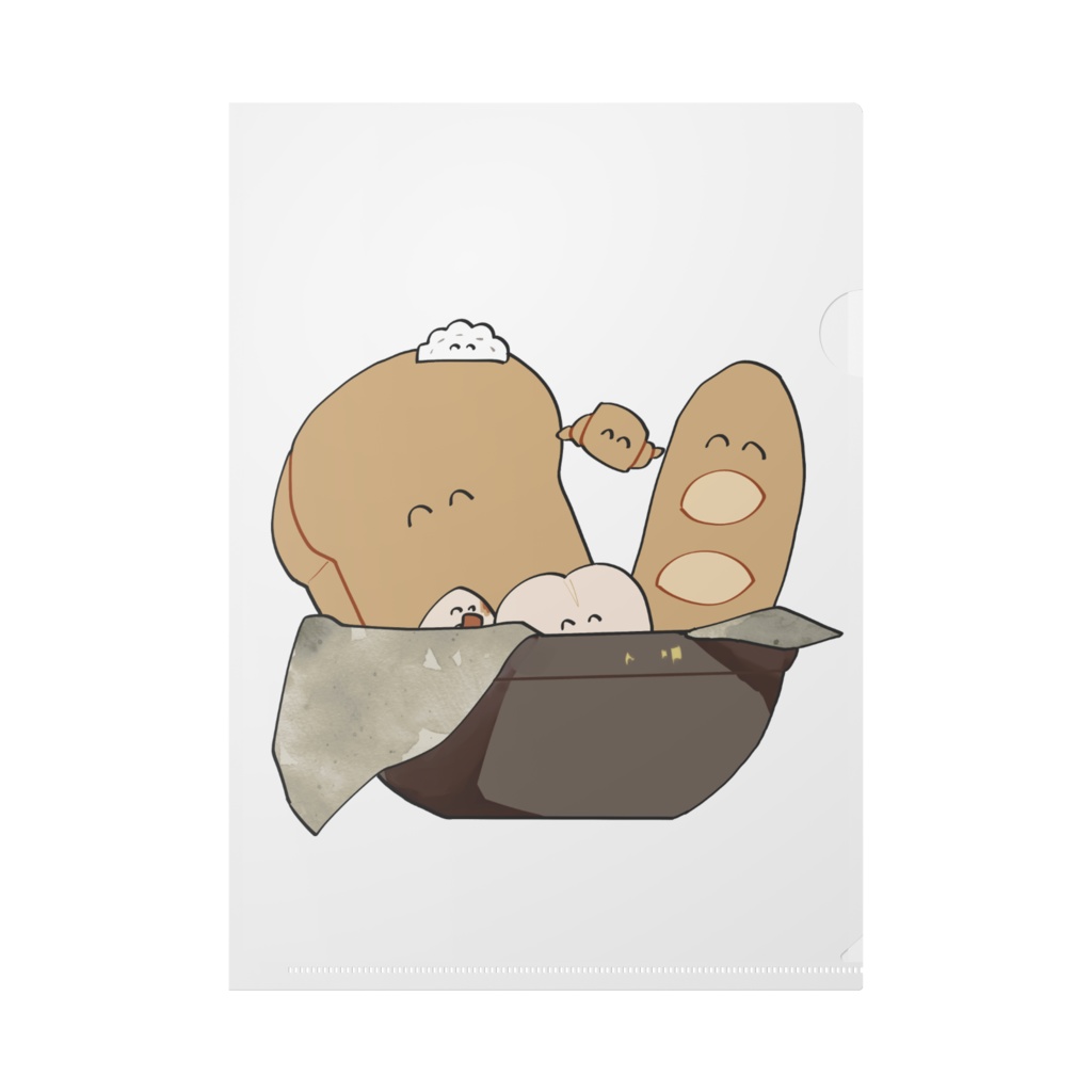 【クリアファイル】いやなバスケット