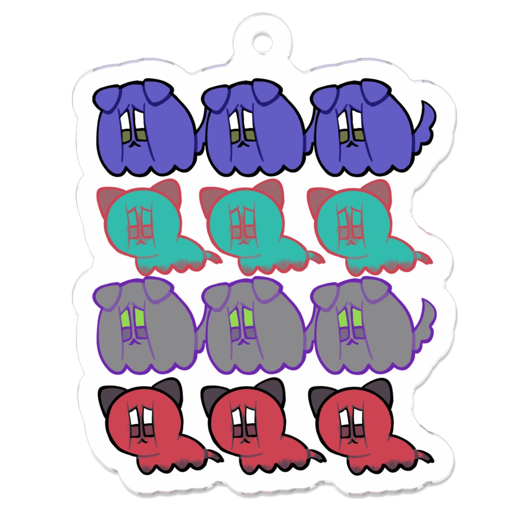 【アクキー】ポポププ行列