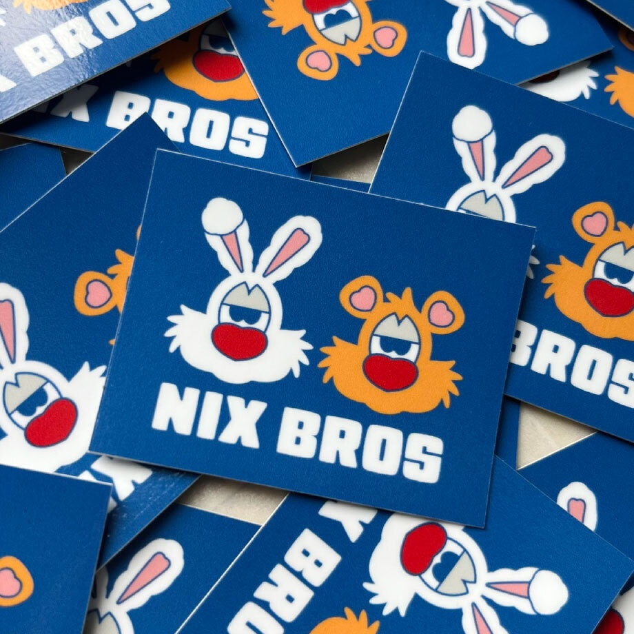 NIX BROS  STICKER