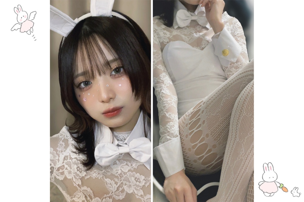 白バニーチェキ