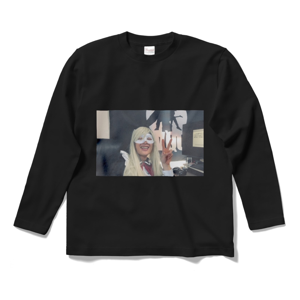 舞阪秀ロングスリーブシャツ（黒）【啓蒙メイド編】