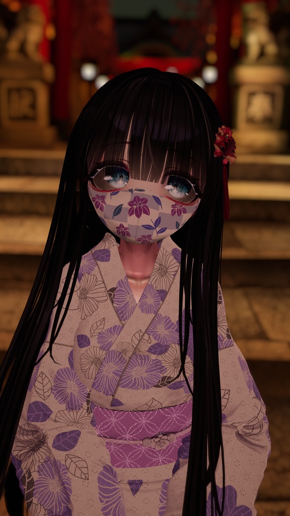 いい感じにおしゃれになるマスク【複数アバター対応/MA対応】