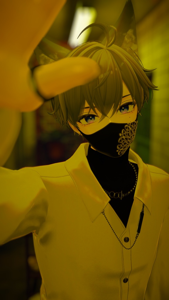 いい感じにおしゃれになるマスク【複数アバター対応/MA対応】