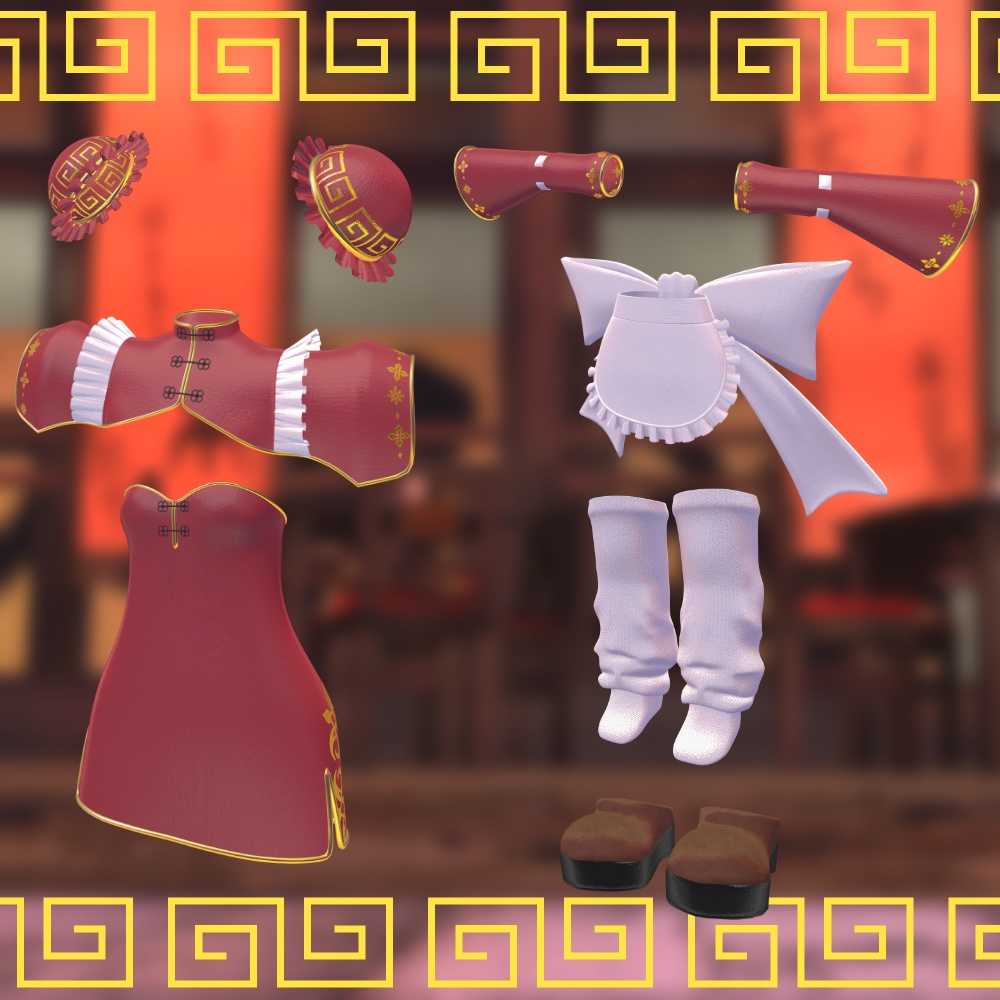 チャイナメイド【まめふれんず・えも研素体・ネメシス】