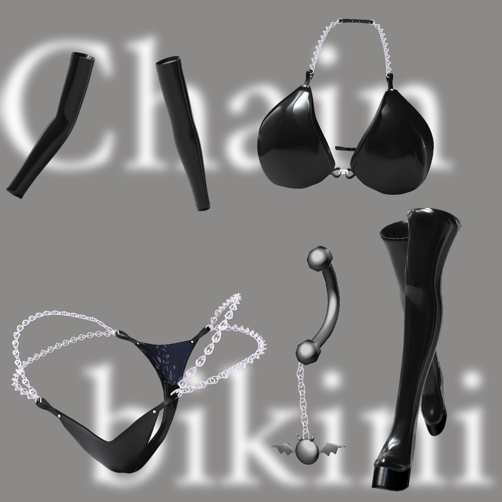 Chain bikini【複数アバター対応/MA対応】