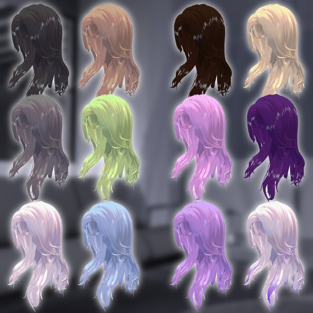 Velnara【VRC想定 髪型/Hair】