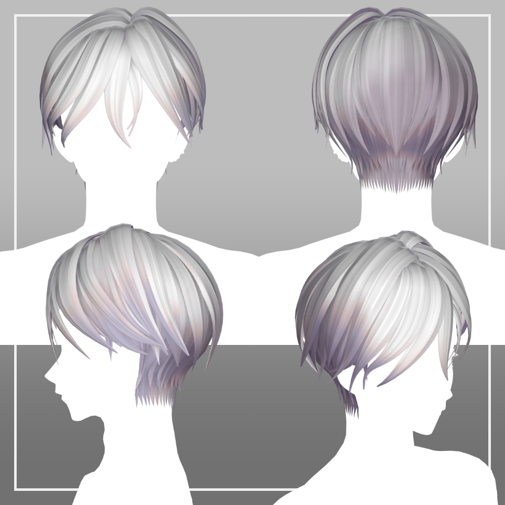 Velour Cut【VRC想定 髪型/hair】