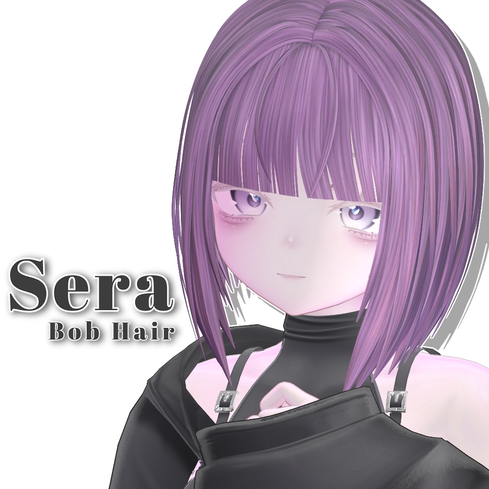 ✨Sale✨【12 avatars】Sera Bob Hair【VRC Hair】