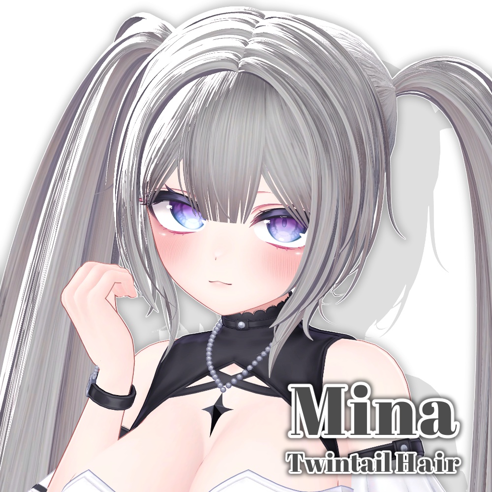 ✨Sale✨【11 avatars】Mina Twintail Hair【VRC Hair】